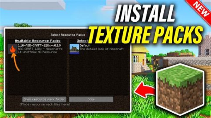 How to install minecraft textures