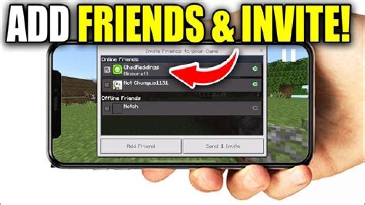 How to invite friends in minecraft