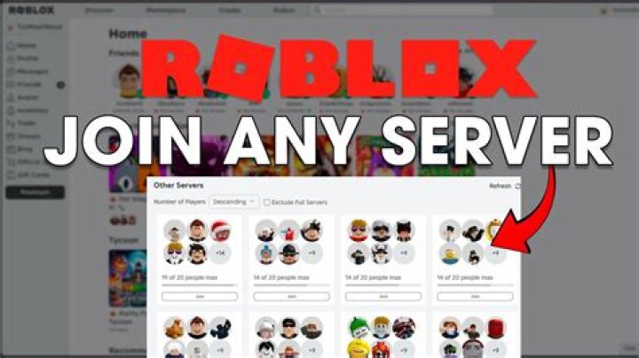How to join a full server on roblox