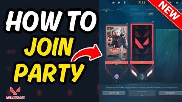 How to join party in valorant