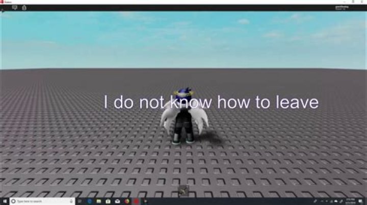 How to leave a roblox game with keyboard