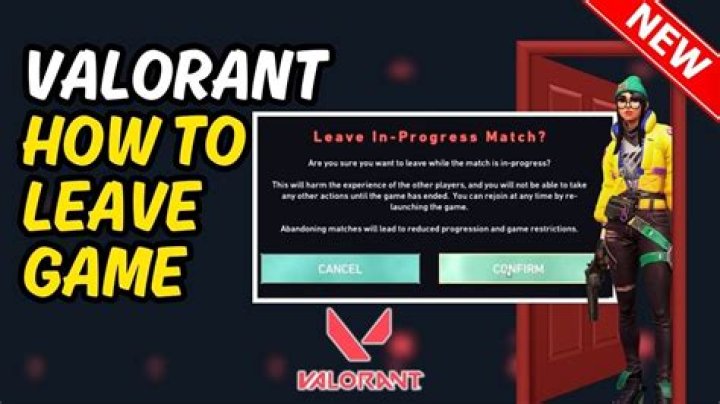 How to leave valorant game without penalty