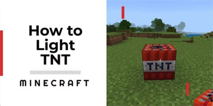 How to light tnt in minecraft creative mode