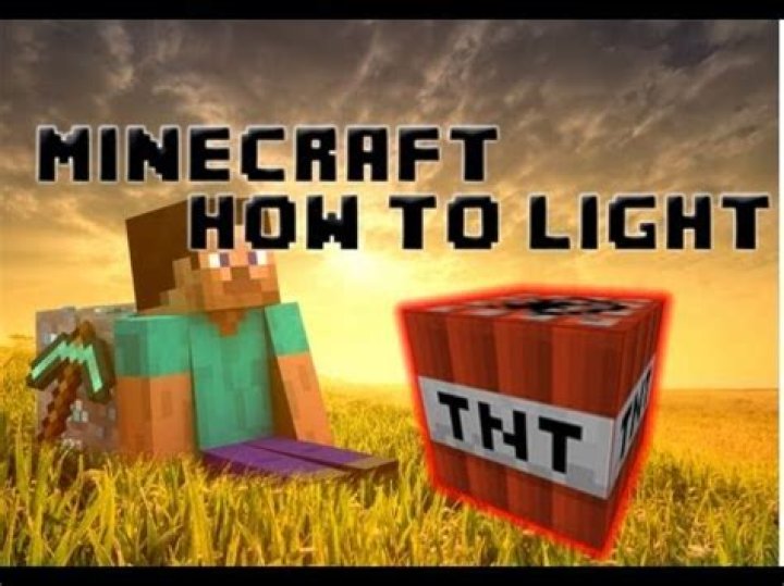 How to light tnt minecraft