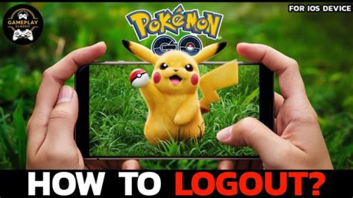 How to logout of pokemon go