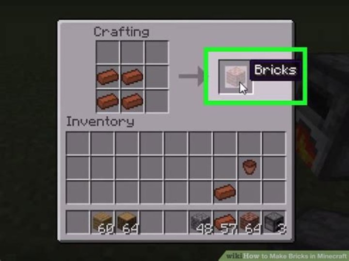 How to make a brick block in minecraft