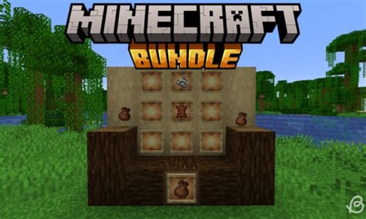 How to make a bundle in minecraft bedrock