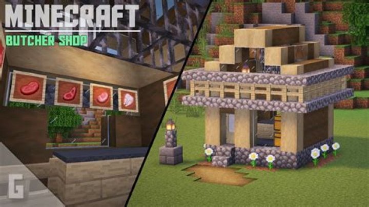 How to make a butcher shop in minecraft