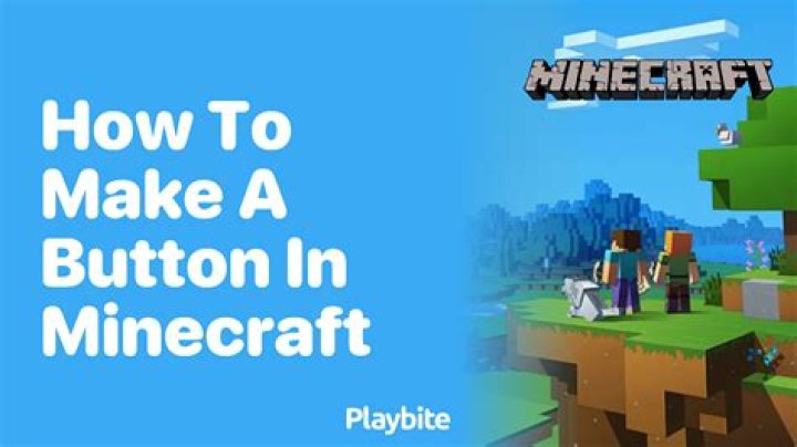 How to make a button work in minecraft