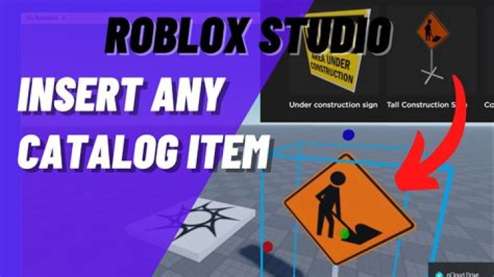 How to make a catalog item in roblox