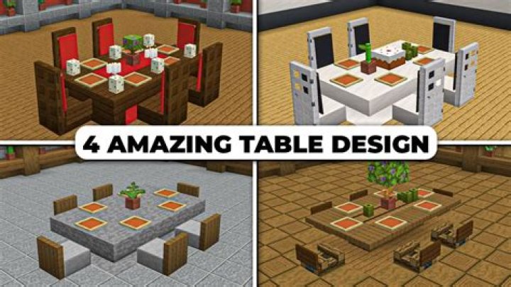 How to make a coffee table in minecraft