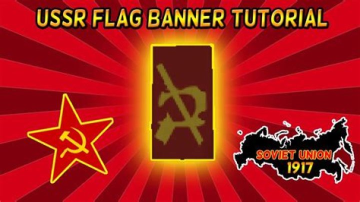 How to make a communist banner in minecraft