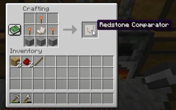 How to make a comparator minecraft