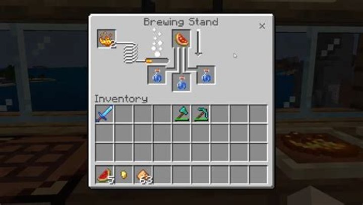 How to make a custom potion in minecraft