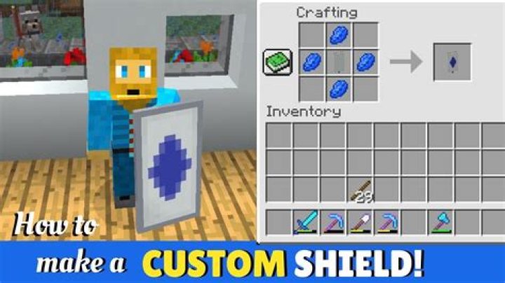 How to make a custom shield in minecraft