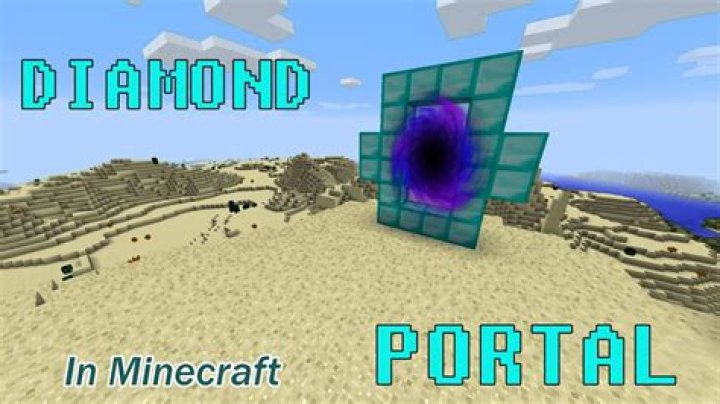 How to make a diamond portal in minecraft