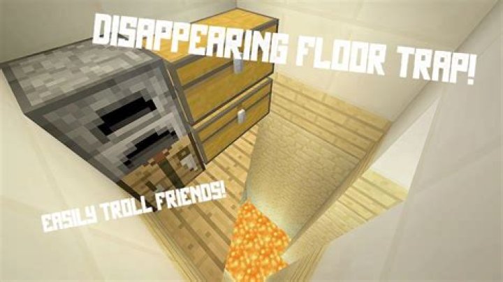 How to make a disappearing floor in minecraft