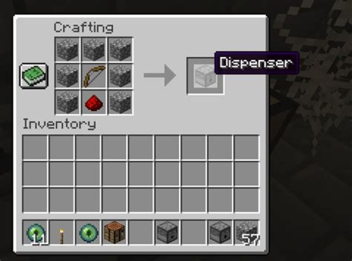 How to make a dispenser work in minecraft