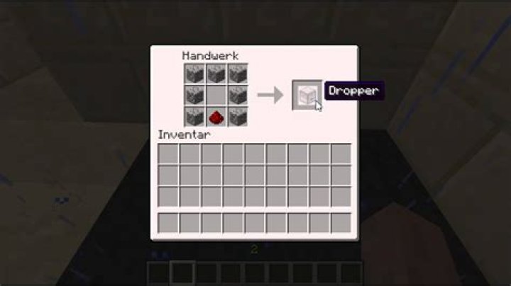 How to make a dropper work in minecraft