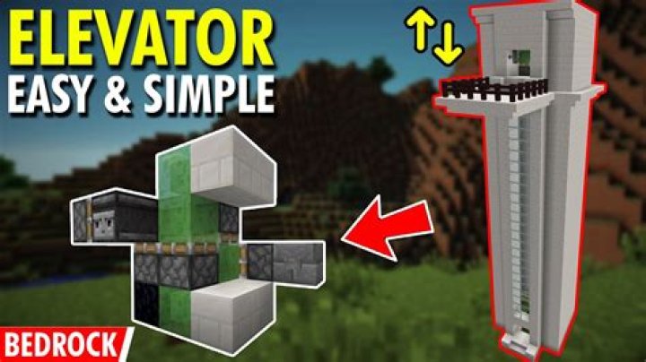 How to make a elevator in minecraft xbox
