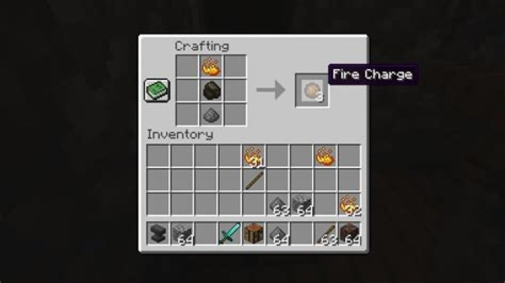 How to make a fire charge in minecraft