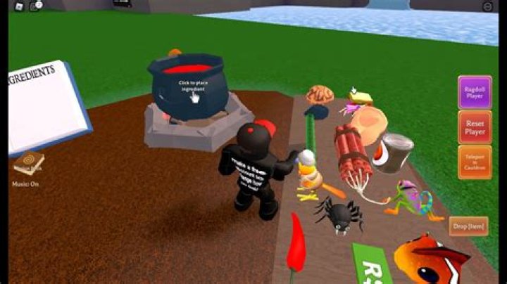 How to make a fire potion in wacky wizards roblox