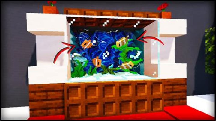 How to make a fish tank in minecraft