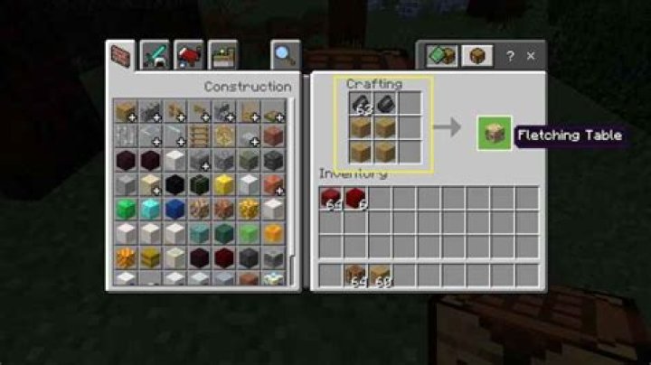 How to make a fletching table in minecraft