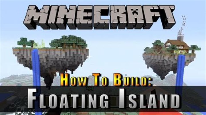 How to make a floating island in minecraft