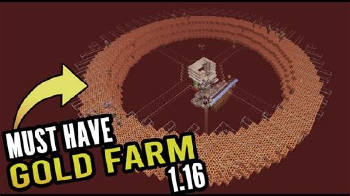 How to make a gold farm in minecraft