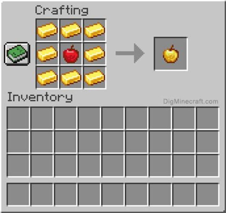 How to make a golden apple in minecraft