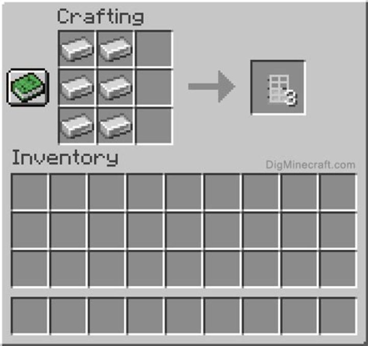 How to make a iron door in minecraft