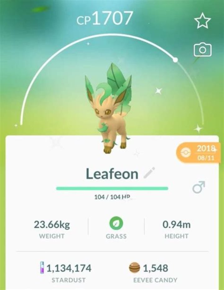 How to make a leafeon in pokemon go