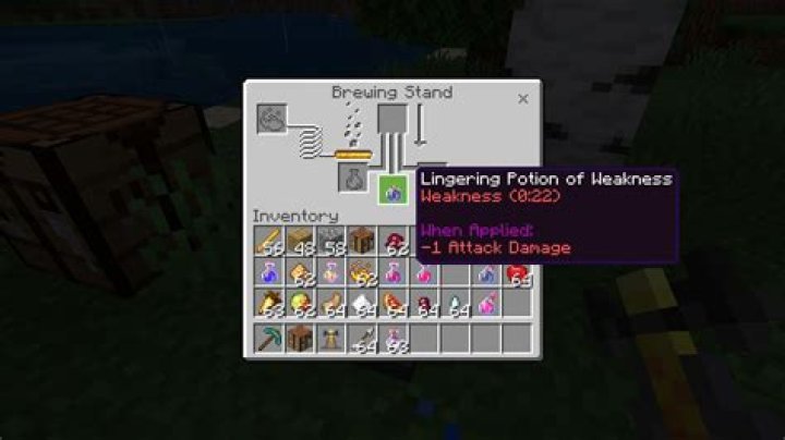 How to make a lingering potion in minecraft