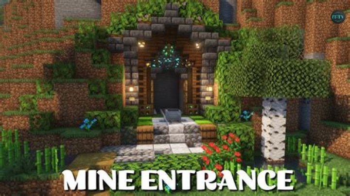How to make a mine entrance in minecraft