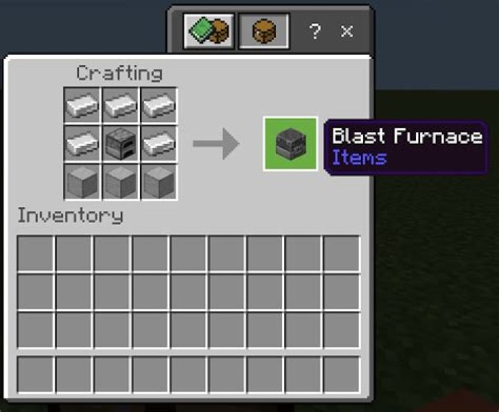 How to make a minecraft furnace