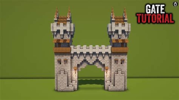 How to make a minecraft gate