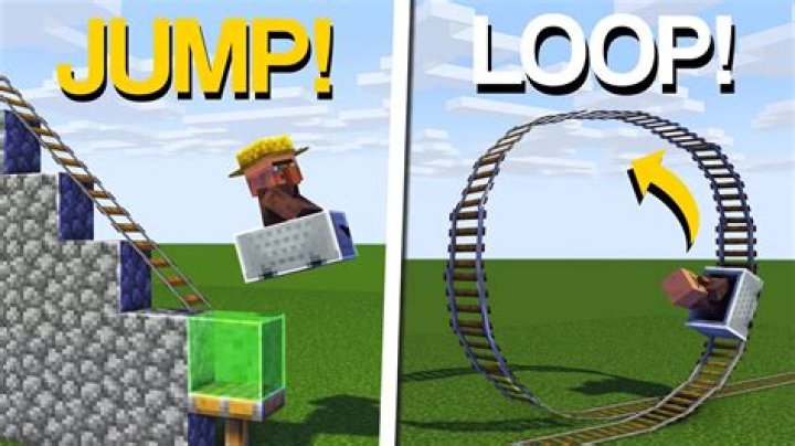 How to make a minecraft rollercoaster