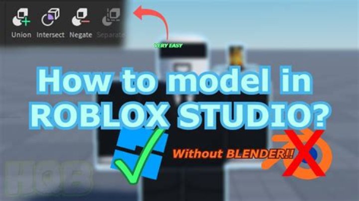 How to make a model in roblox studio