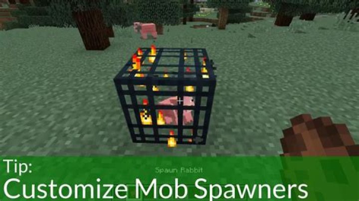 How to make a monster spawner in minecraft