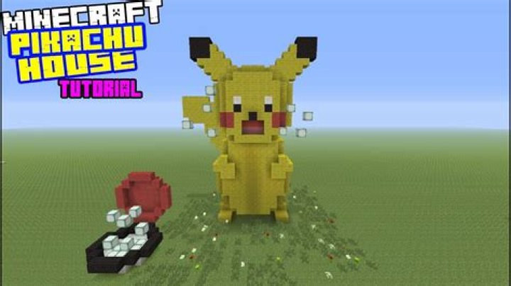How to make a pikachu house in minecraft