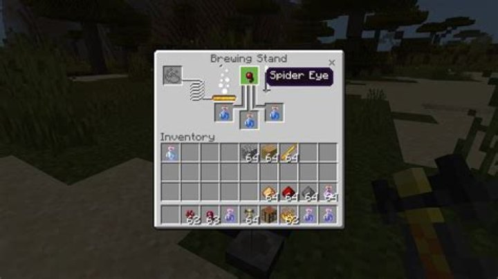 How to make a poison potion in minecraft