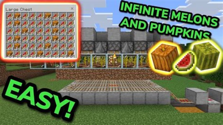 How to make a pumpkin farm in minecraft