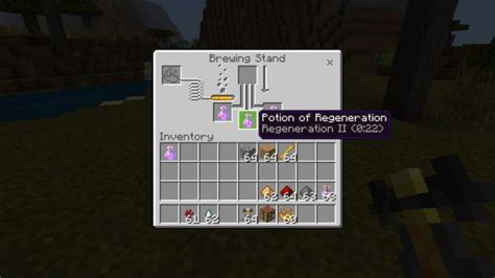 How to make a regen potion in minecraft