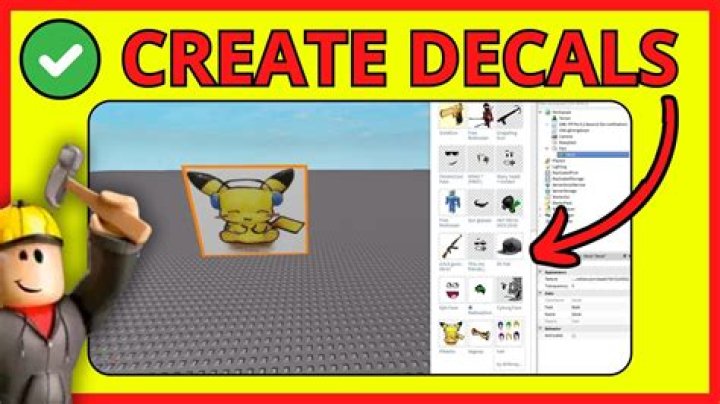 How to make a roblox decal
