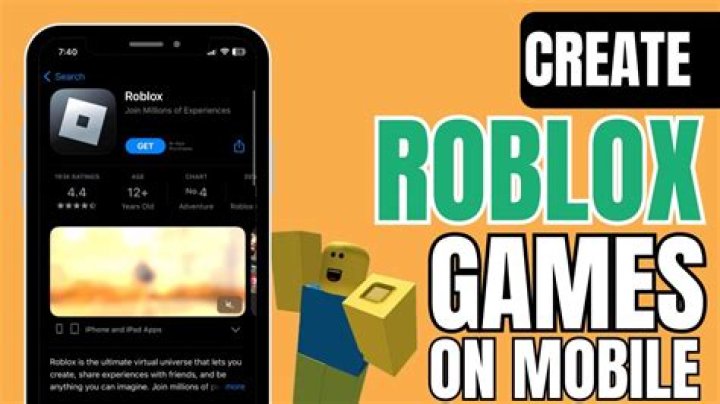 How to make a roblox game on mobile 2020