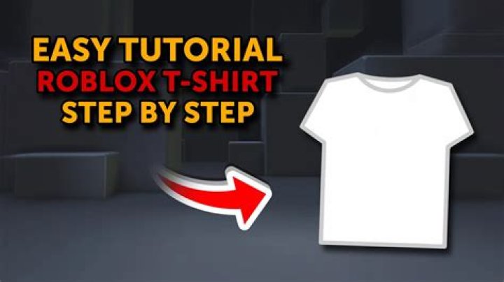 How to make a roblox t-shirt