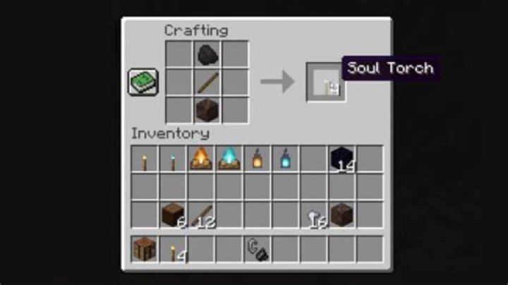 How to make a soul torch in minecraft