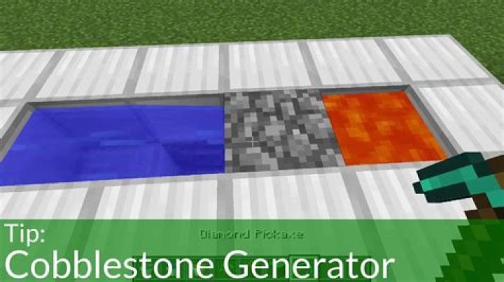 How to make a stone generator in minecraft