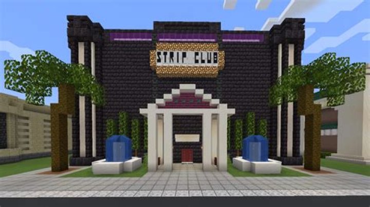 How to make a strip club in minecraft